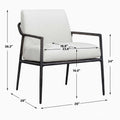 UTTERMOST Thayer Outdoor Upholstered Lounge Chair - Decorative Accents