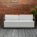 UTTERMOST Remsen Outdoor Black/Oyster Sofa - Decorative Accents