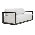 UTTERMOST Remsen Outdoor Black/Oyster Sofa - Decorative Accents