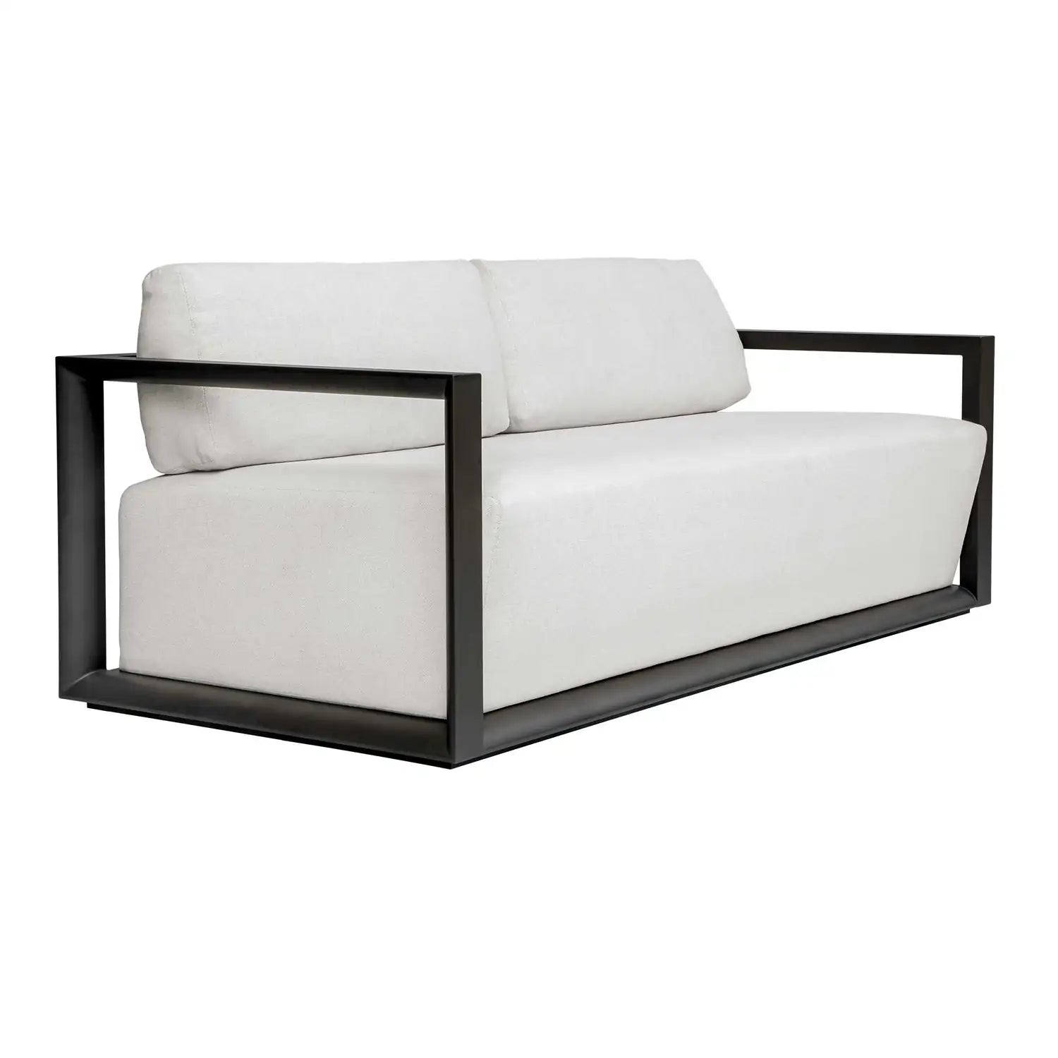 UTTERMOST Remsen Outdoor Black/Oyster Sofa - Decorative Accents