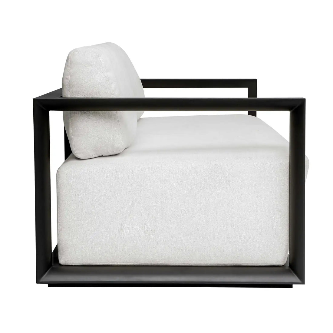 UTTERMOST Remsen Outdoor Black/Oyster Sofa - Decorative Accents