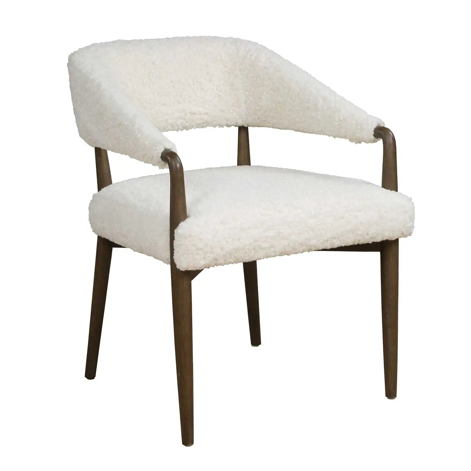 UTTERMOST Austell Shearling Dining Chair - Decorative Accents