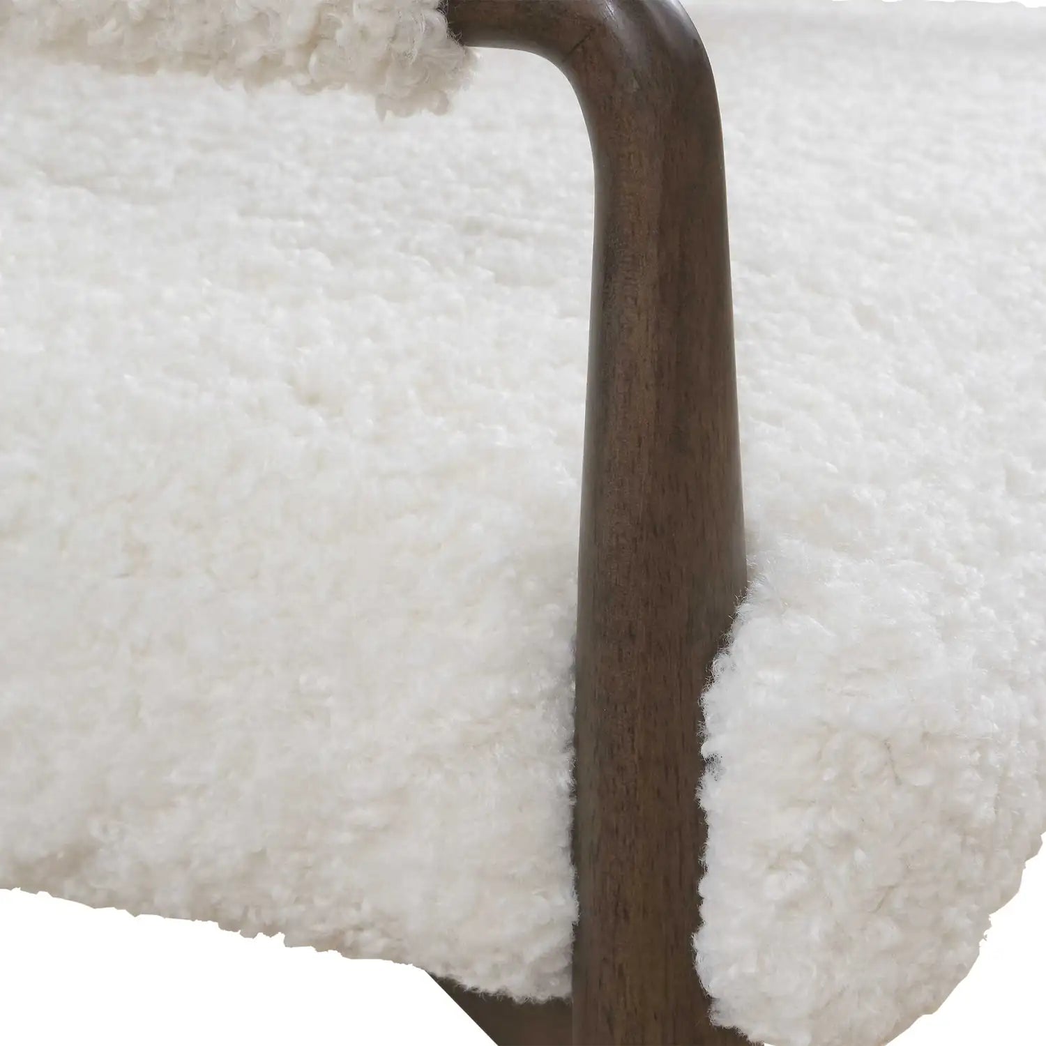 UTTERMOST Austell Shearling Dining Chair - Decorative Accents
