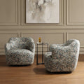 UTTERMOST Ansel Tapestry Swivel Chair - Decorative Accents
