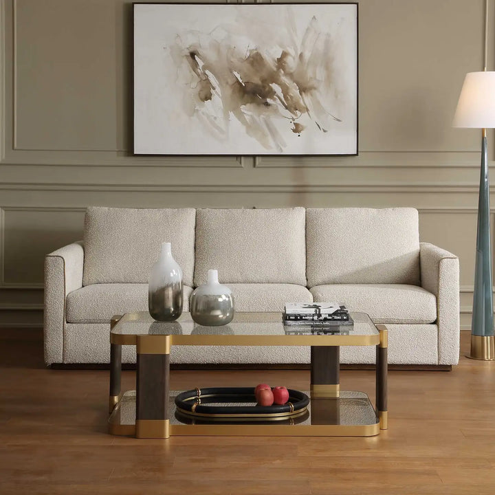UTTERMOST Lorien Boucle Sofa - Decorative Accents