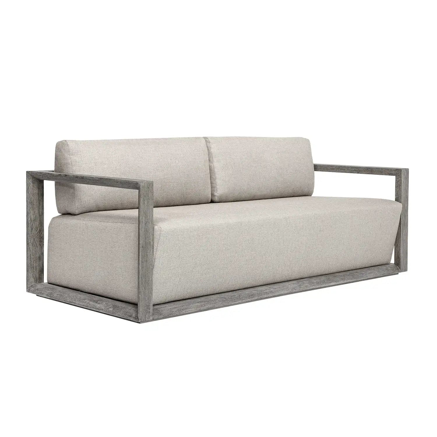 UTTERMOST Remsen Outdoor Gray/Dove Sofa - Decorative Accents