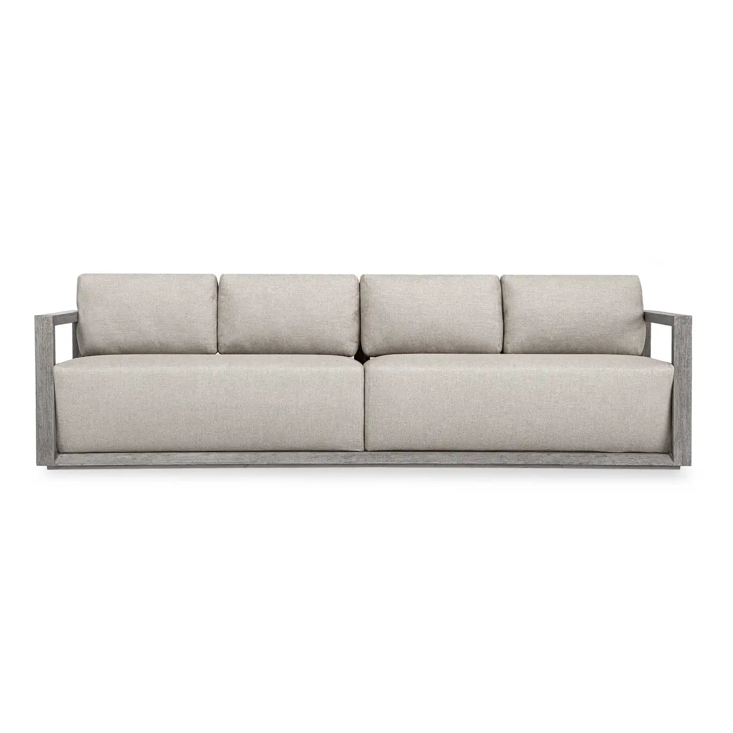 UTTERMOST Remsen Outdoor Gray/Dove Sofa - Decorative Accents
