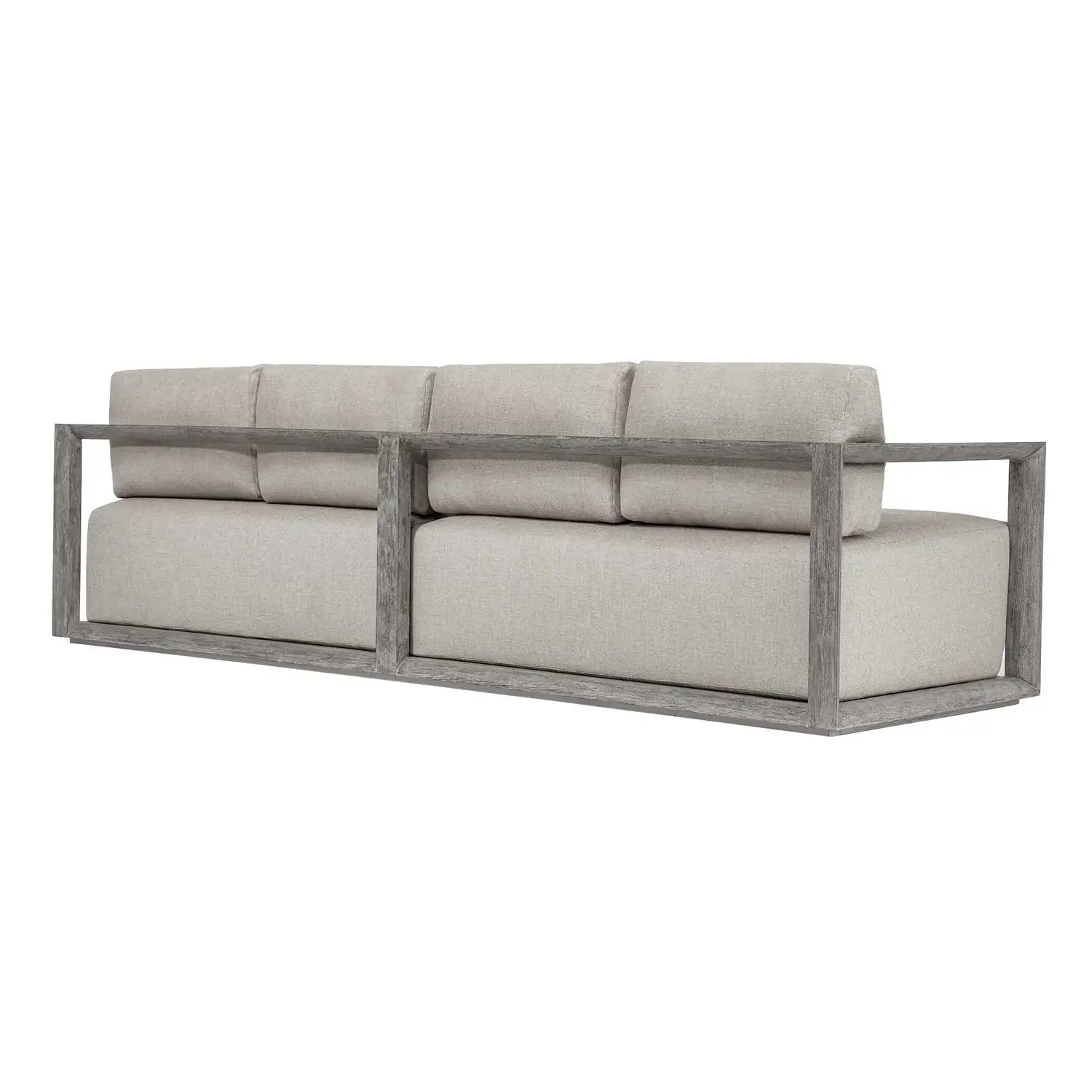 UTTERMOST Remsen Outdoor Gray/Dove Sofa - Decorative Accents