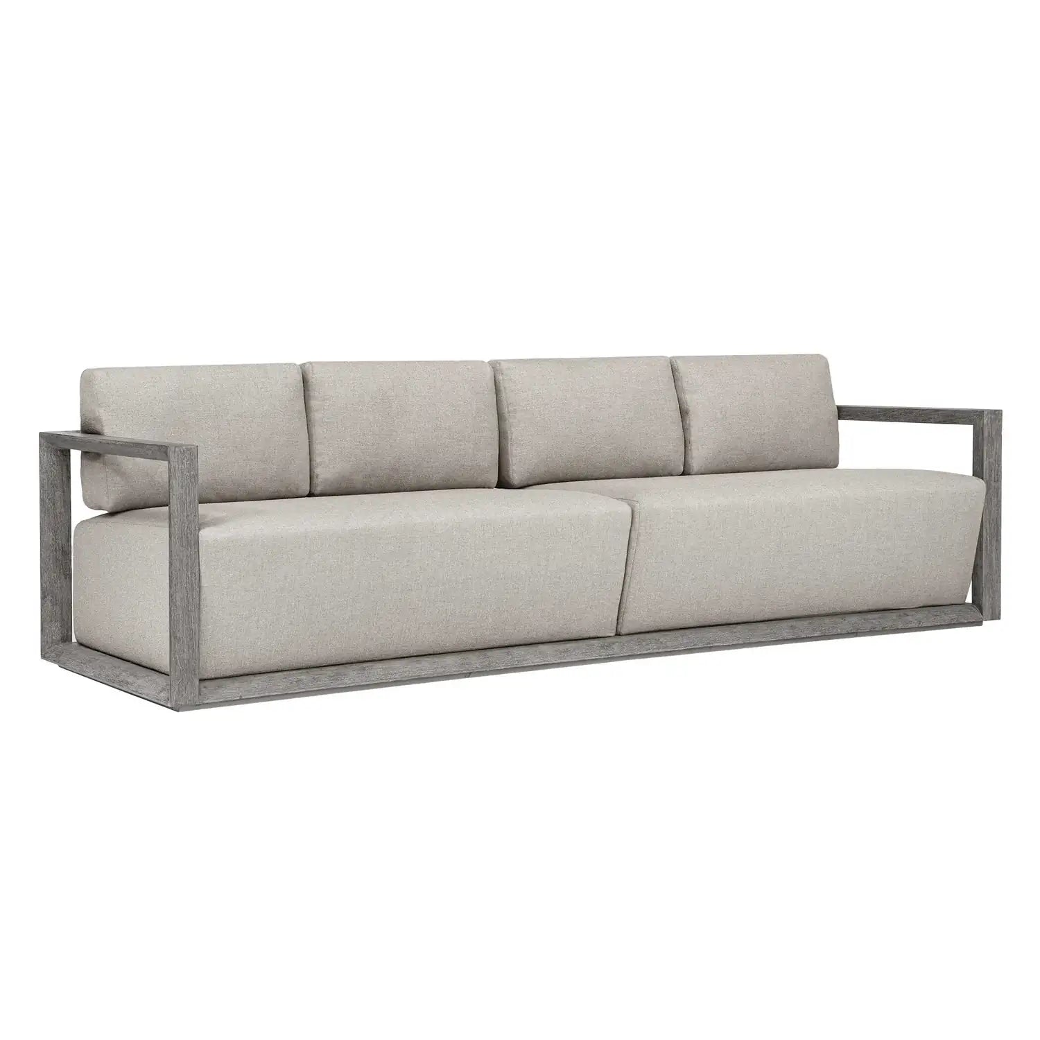 UTTERMOST Remsen Outdoor Gray/Dove Sofa - Decorative Accents