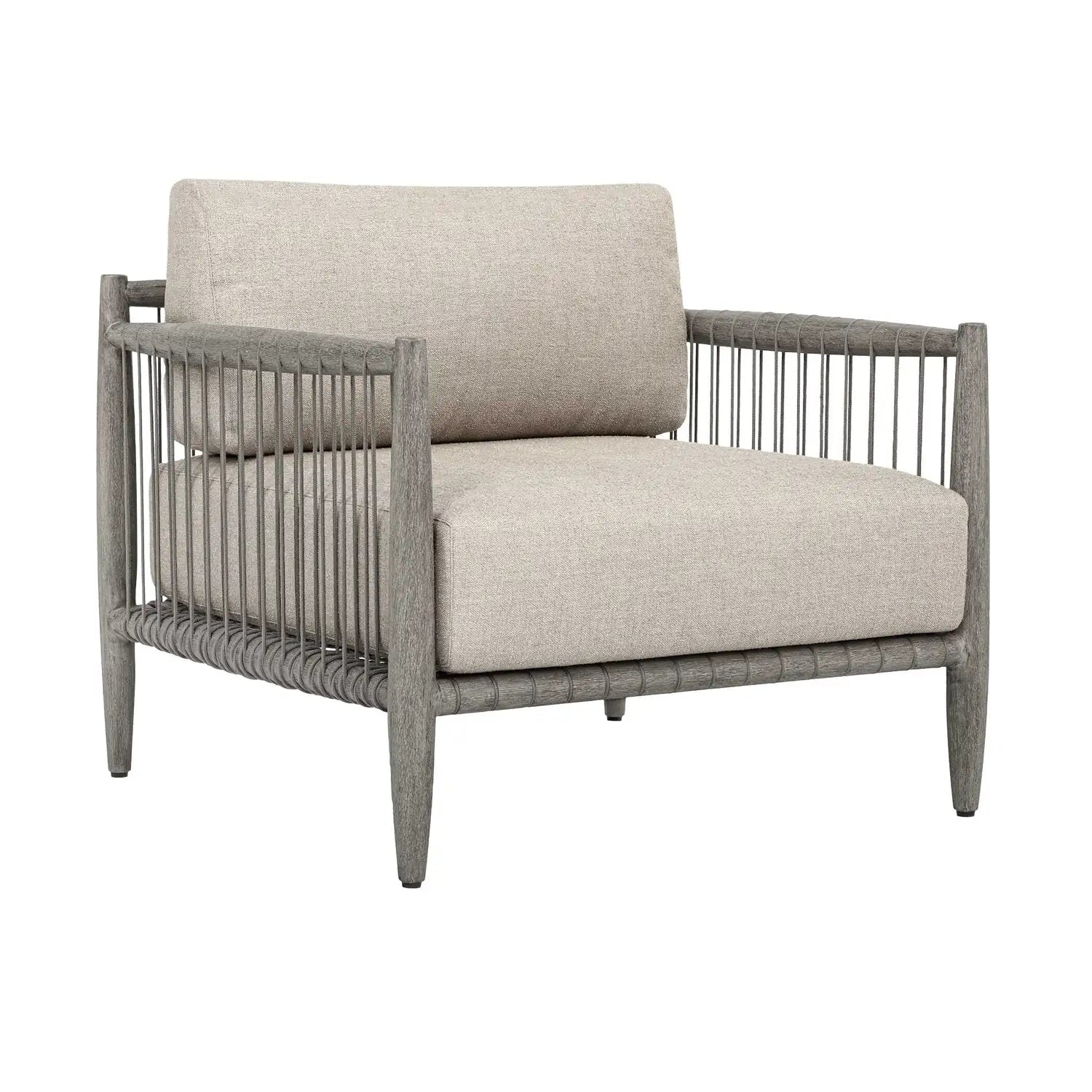 UTTERMOST Borneo Outdoor Dove Lounge Chair - Decorative Accents