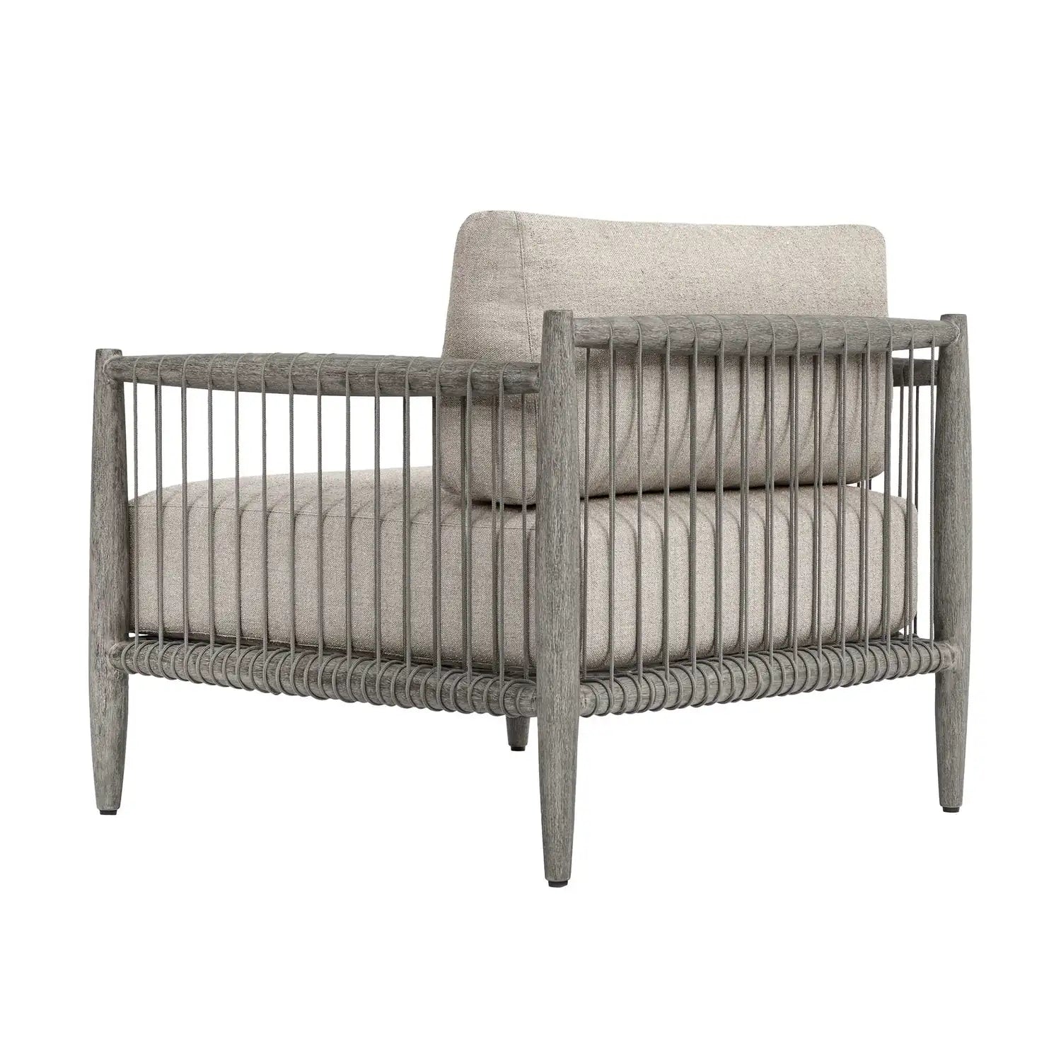 UTTERMOST Borneo Outdoor Dove Lounge Chair - Decorative Accents