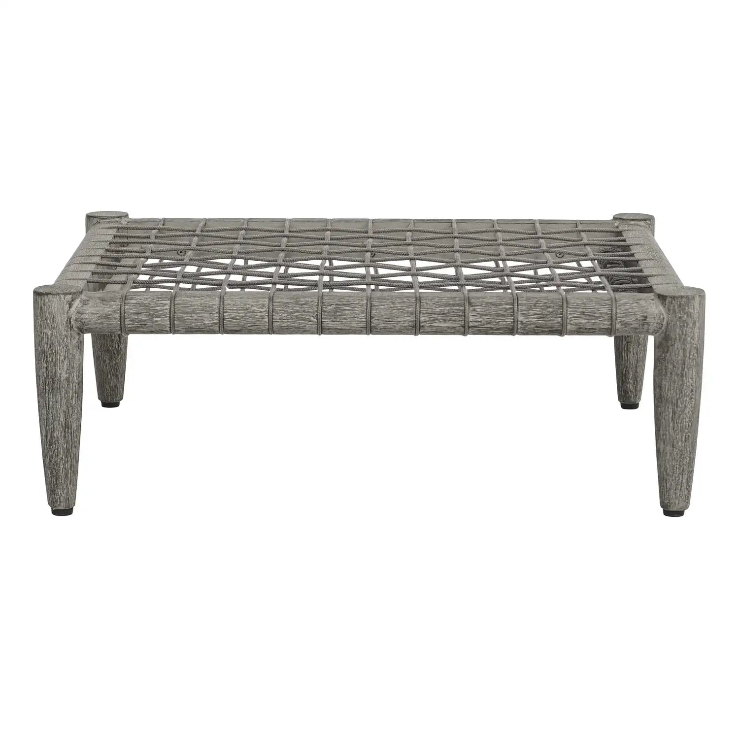 UTTERMOST Borneo Outdoor Dove Ottoman - Decorative Accents