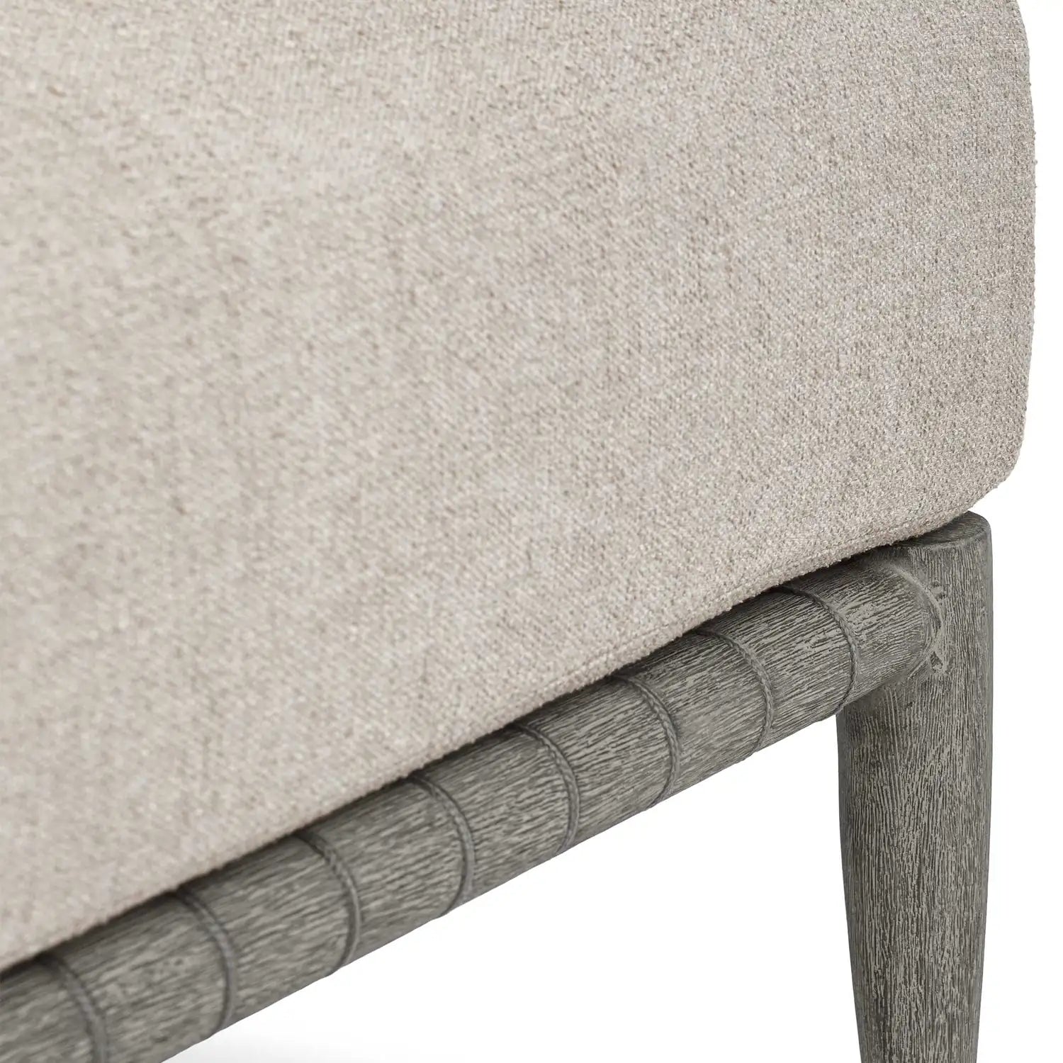 UTTERMOST Borneo Outdoor Dove Ottoman - Decorative Accents