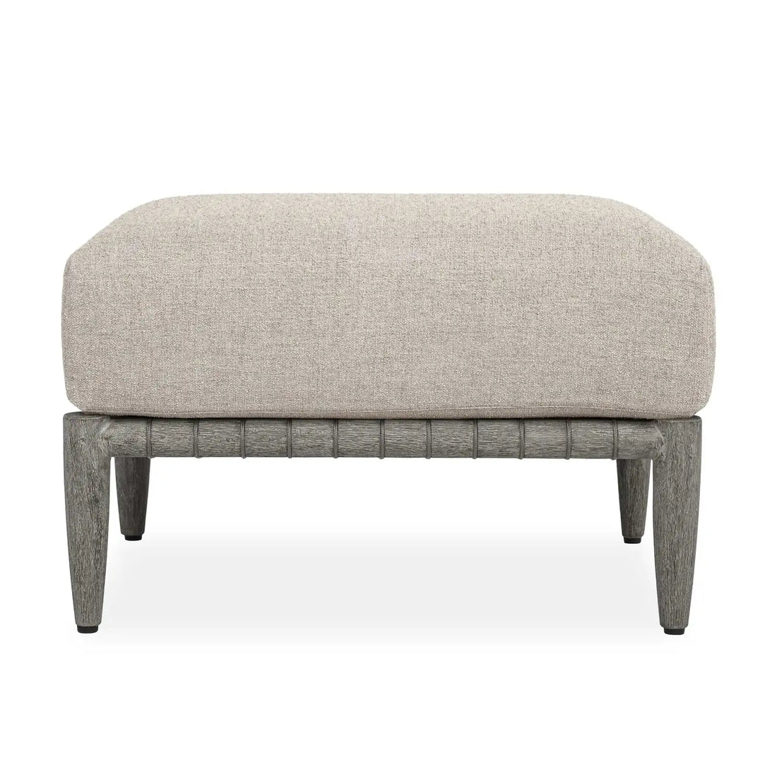 UTTERMOST Borneo Outdoor Dove Ottoman - Decorative Accents