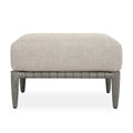 UTTERMOST Borneo Outdoor Dove Ottoman - Decorative Accents