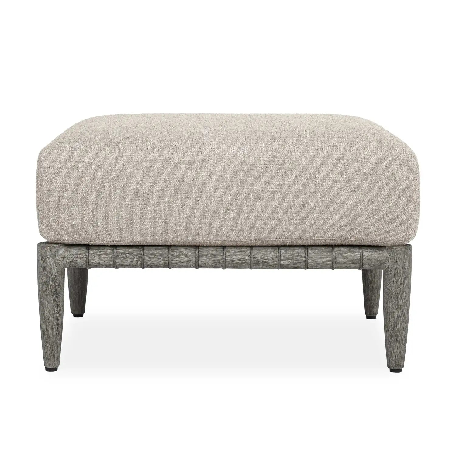 UTTERMOST Borneo Outdoor Dove Ottoman - Decorative Accents