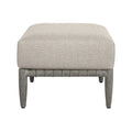 UTTERMOST Borneo Outdoor Dove Ottoman - Decorative Accents