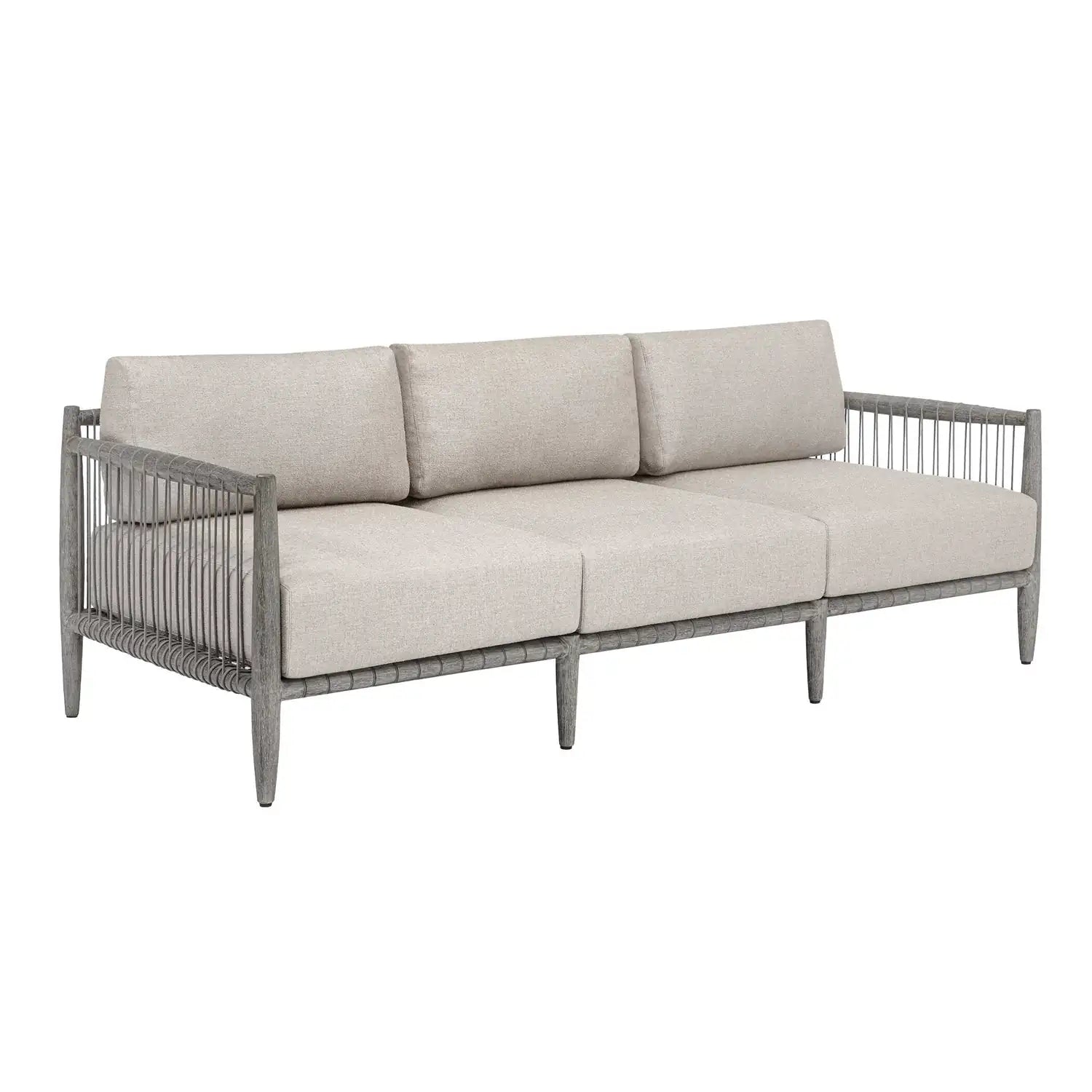 UTTERMOST Borneo Outdoor Dove Sofa - Decorative Accents