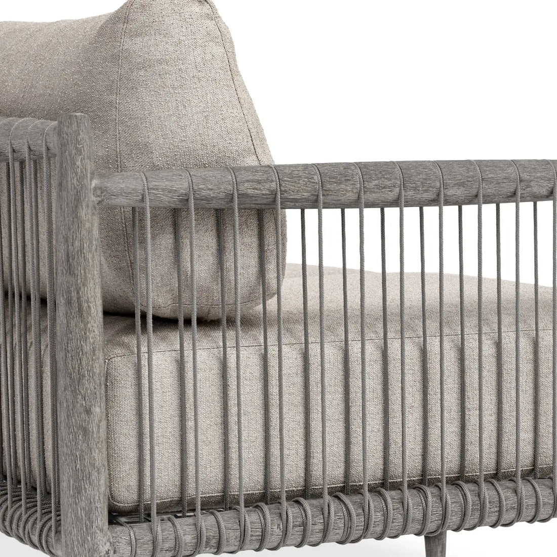 UTTERMOST Borneo Outdoor Dove Sofa - Decorative Accents