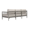UTTERMOST Borneo Outdoor Dove Sofa - Decorative Accents