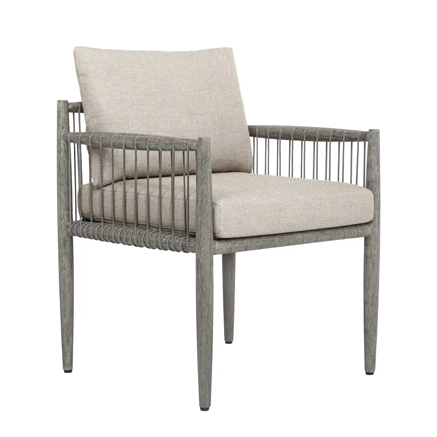 UTTERMOST Borneo Outdoor Dove Dining Chair - Decorative Accents
