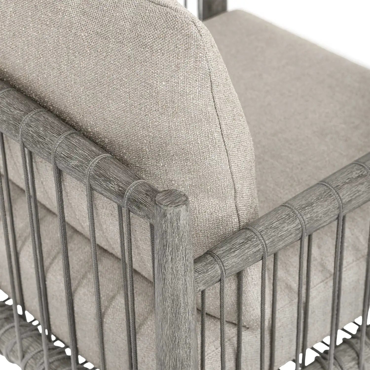 UTTERMOST Borneo Outdoor Dove Dining Chair - Decorative Accents
