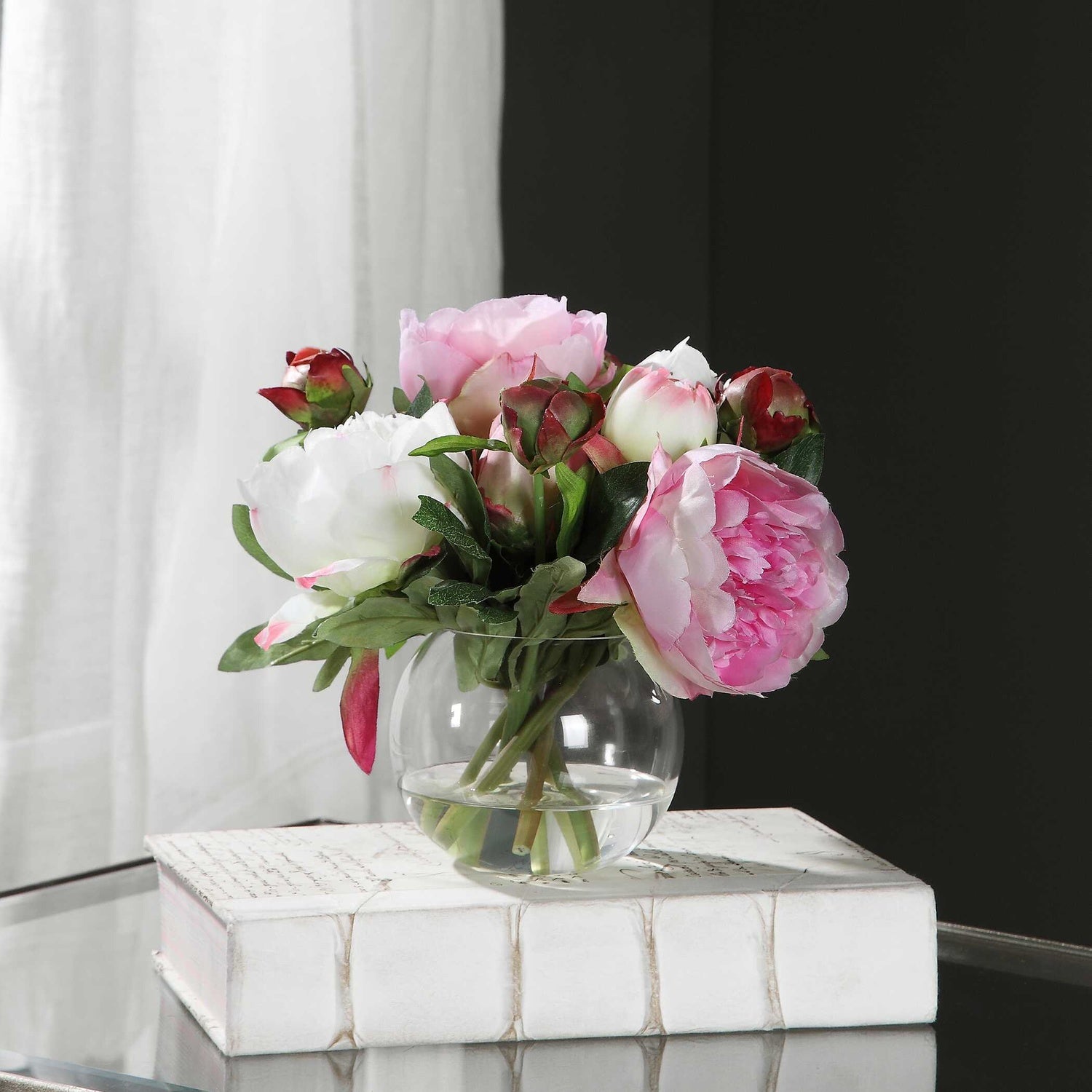 UTTERMOST BLAIRE PEONY BOUQUET - Decorative Accents