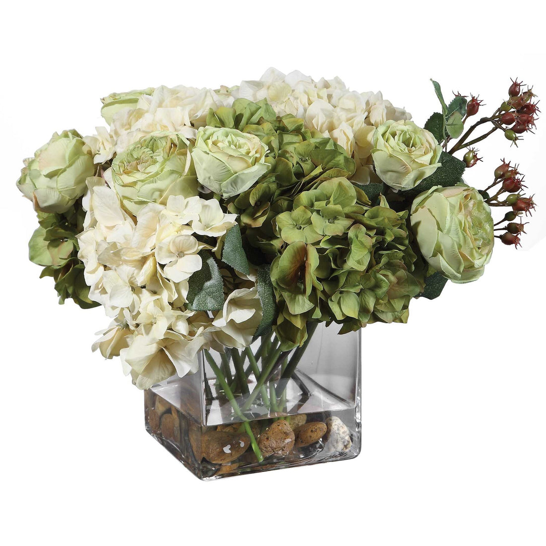 UTTERMOST Cecily Hydrangea Bouquet - Decorative Accents