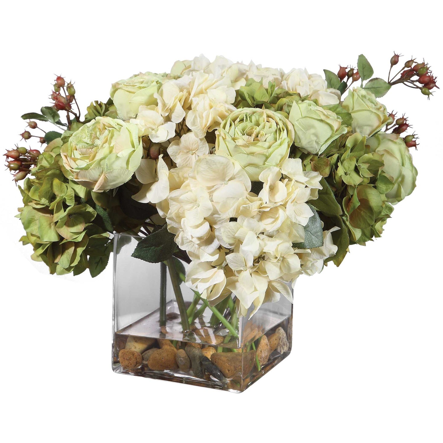 UTTERMOST CECILY HYDRANGEA BOUQUET - Decorative Accents