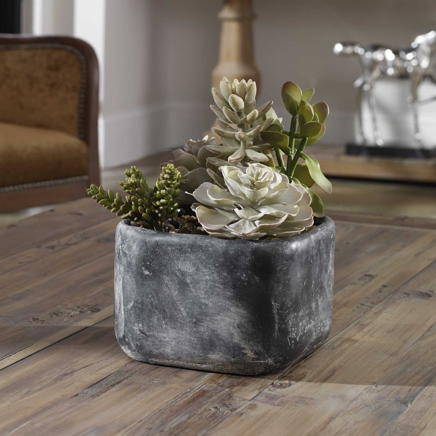 UTTERMOST ALVERIO DESERT GARDEN SUCCULENTS - Decorative Accents