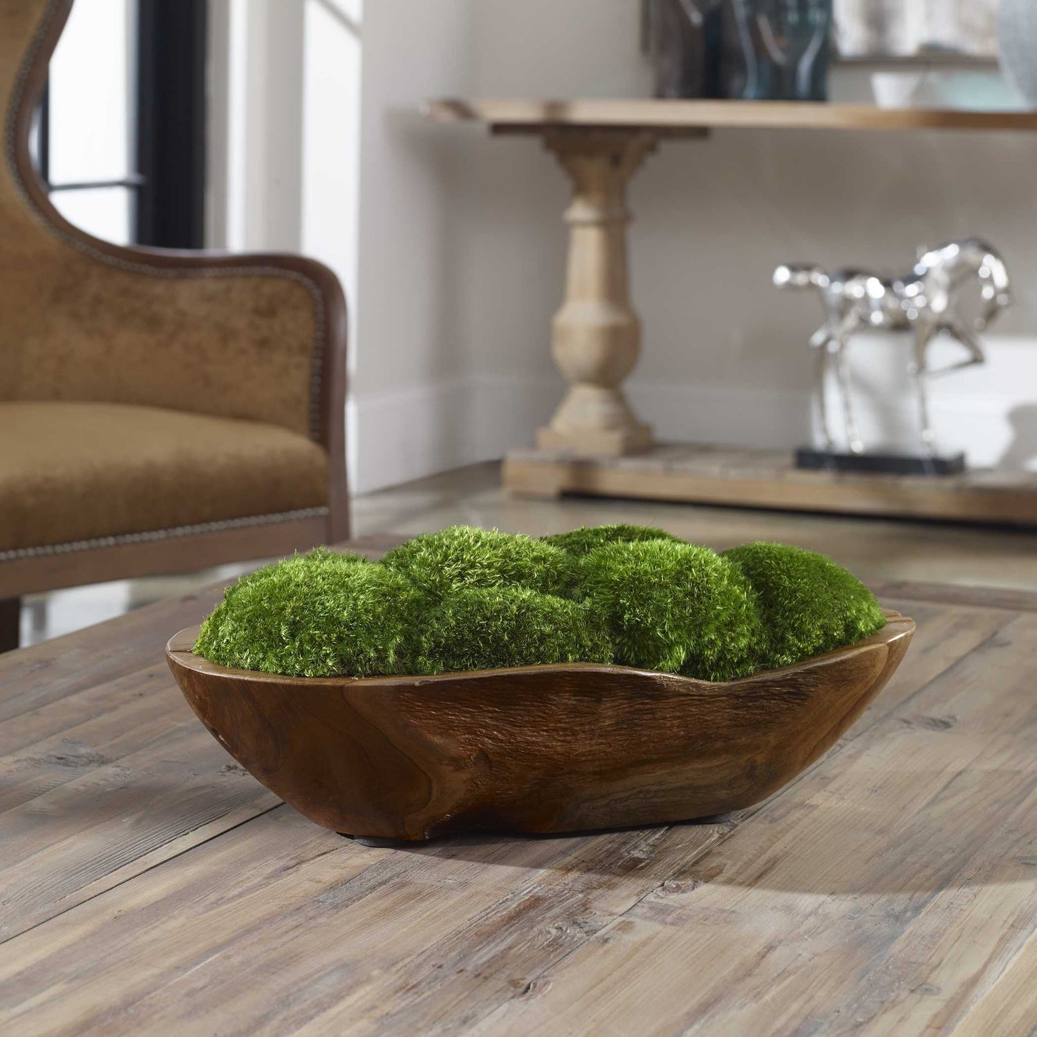 UTTERMOST Kinsale Moss Centerpiece - Decorative Accents