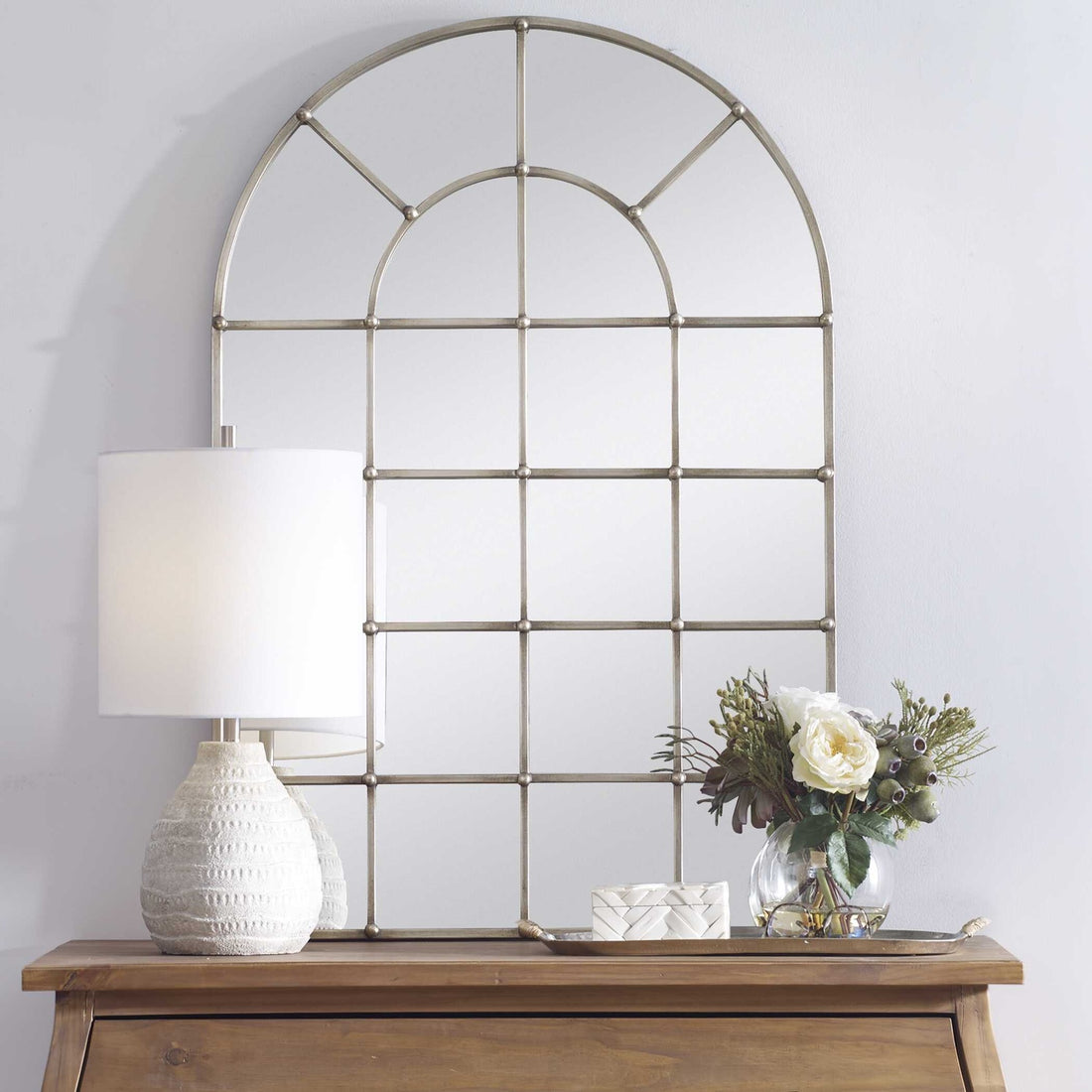 UTTERMOST Belmonte Floral Bouquet & Vase - Decorative Accents