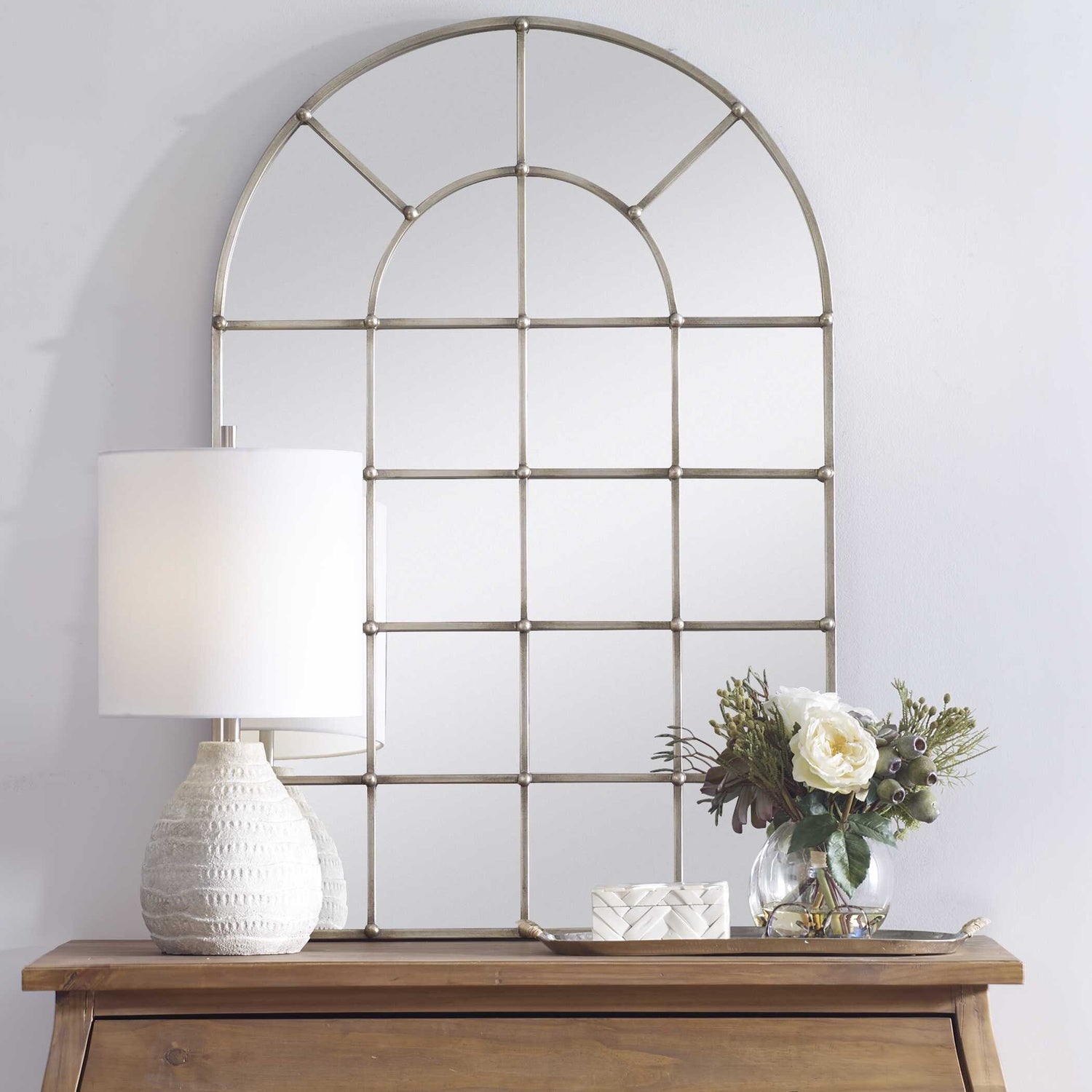 UTTERMOST Belmonte Floral Bouquet & Vase - Decorative Accents