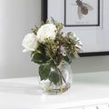 UTTERMOST BELMONTE FLORAL BOUQUET & VASE - Decorative Accents