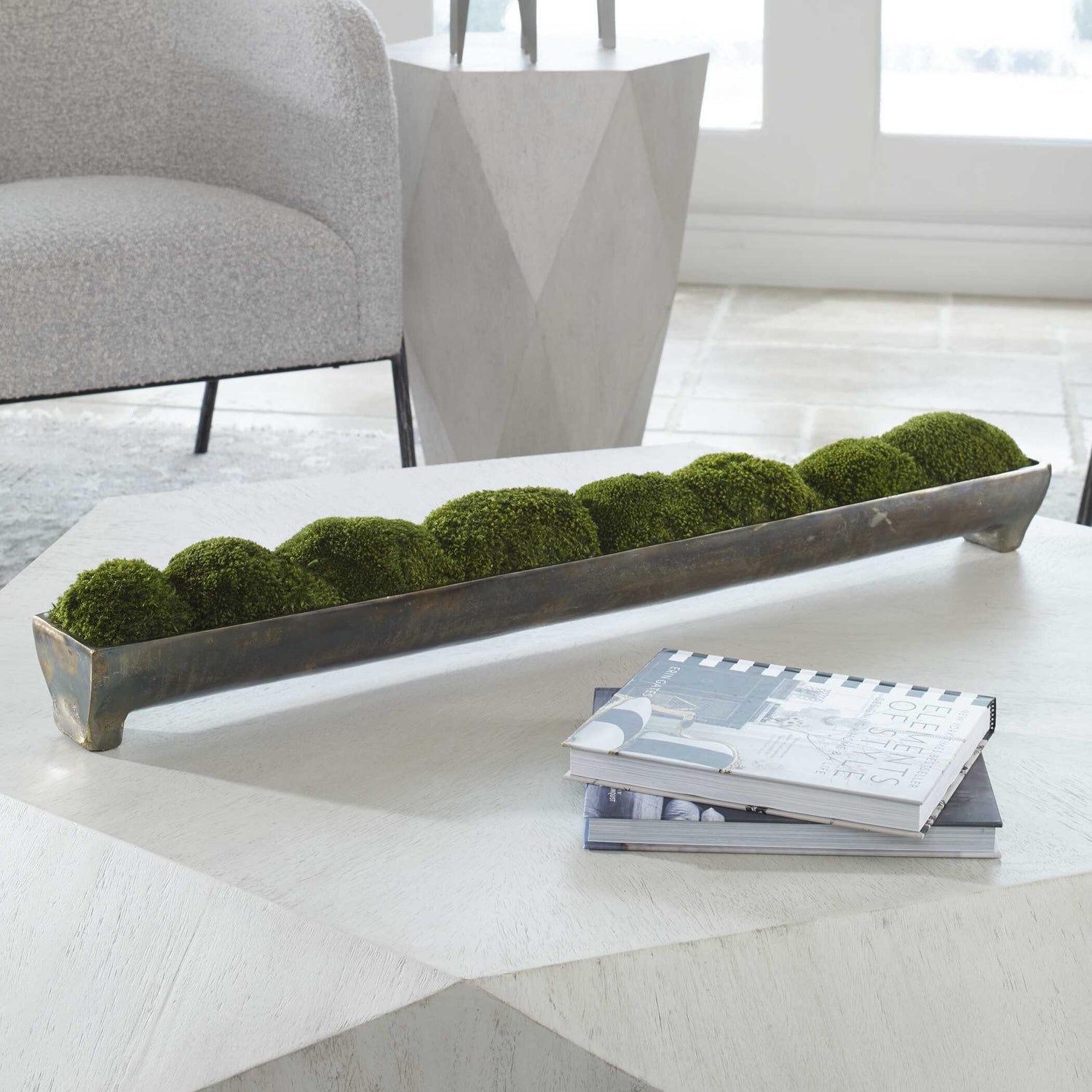 UTTERMOST Canal Moss Centerpiece - Decorative Accents