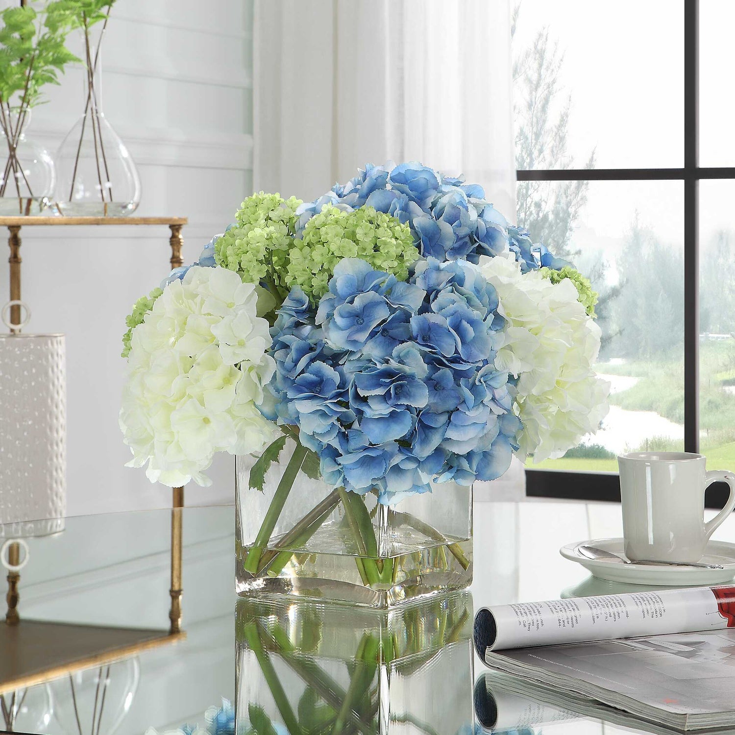 UTTERMOST Providence Hydrangea Bouquet - Decorative Accents