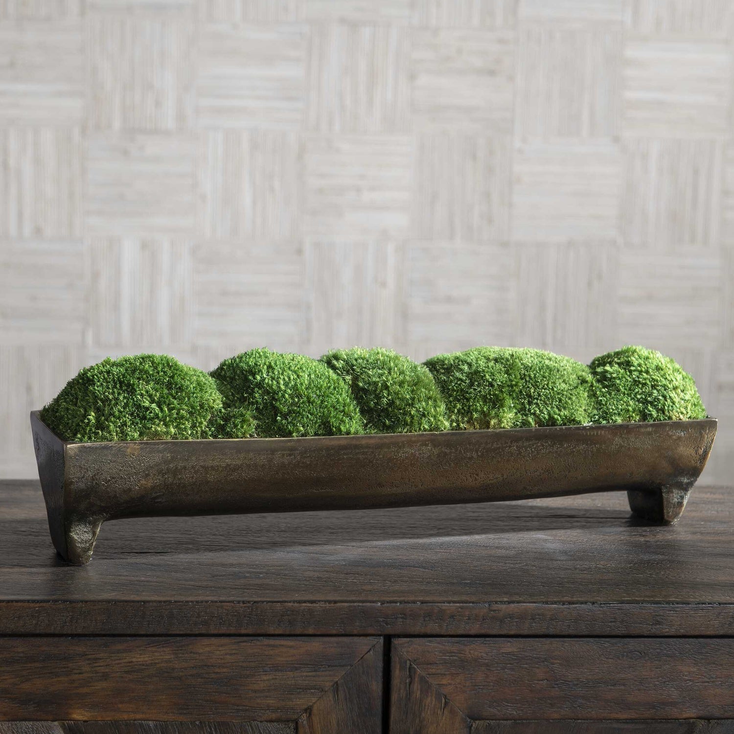 UTTERMOST CANAL MOSS CENTERPIECE - Decorative Accents