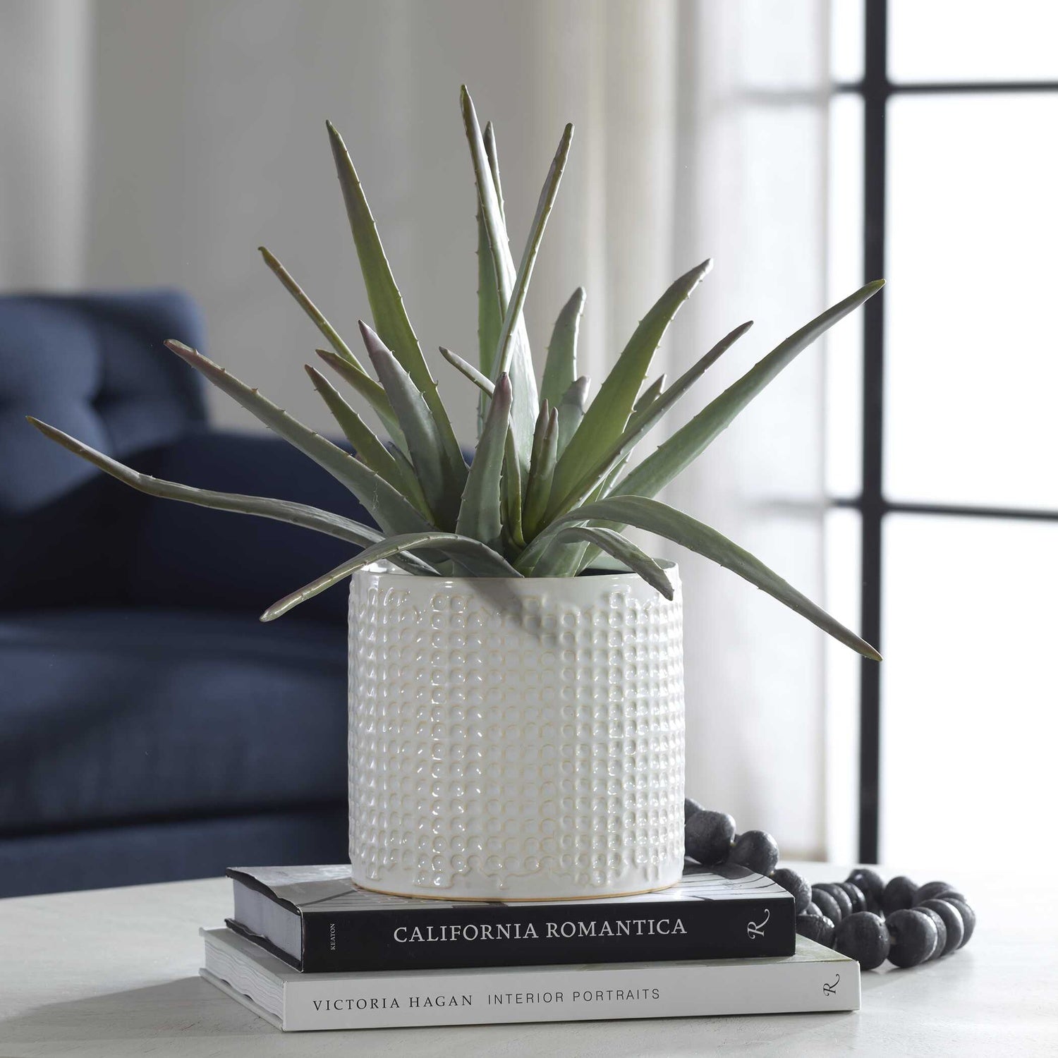 UTTERMOST Taos Aloe Centerpiece - Decorative Accents