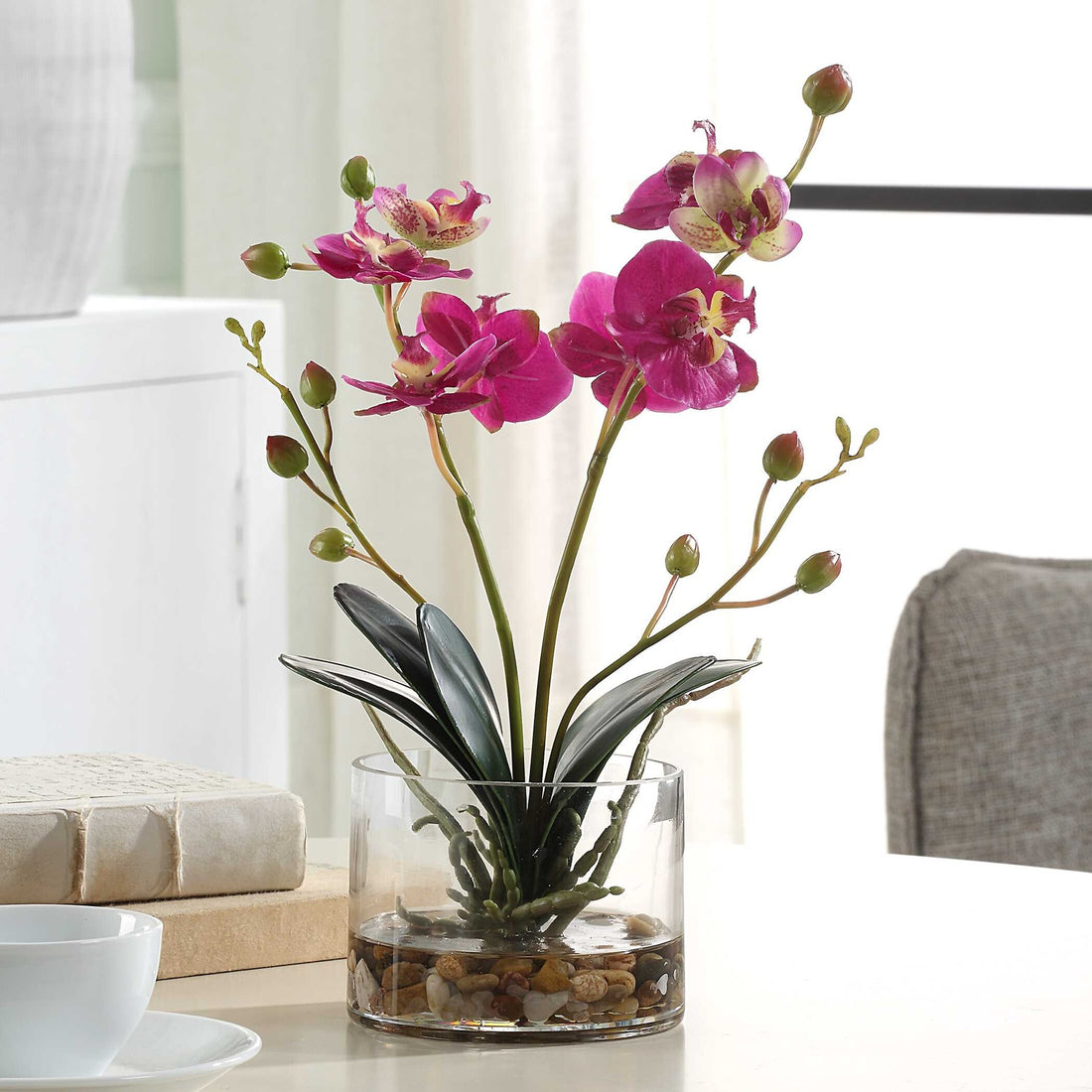 UTTERMOST Glory Fuchsia Orchid - Decorative Accents