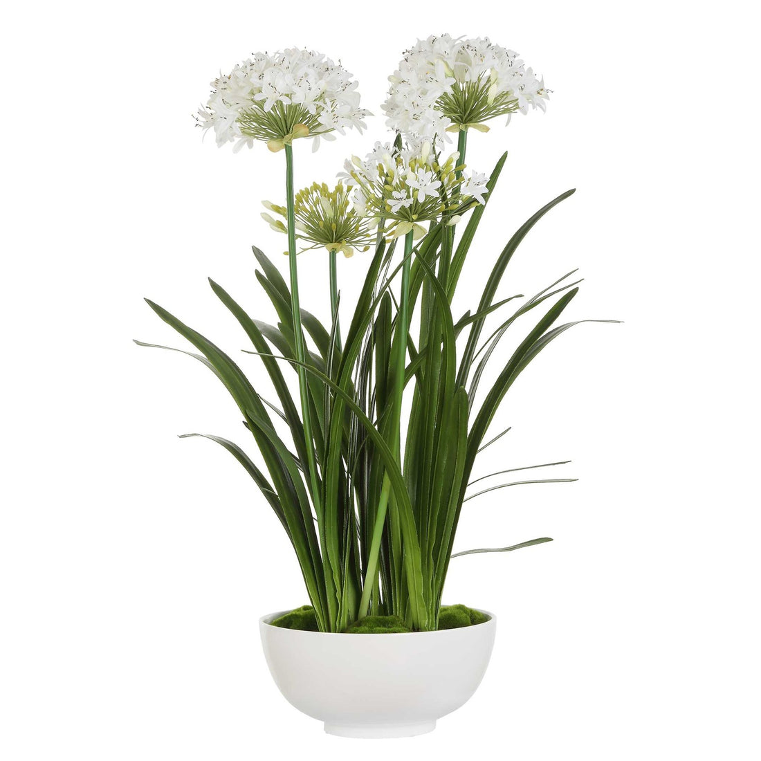 UTTERMOST Purity Agapanthus Centerpiece - Decorative Accents