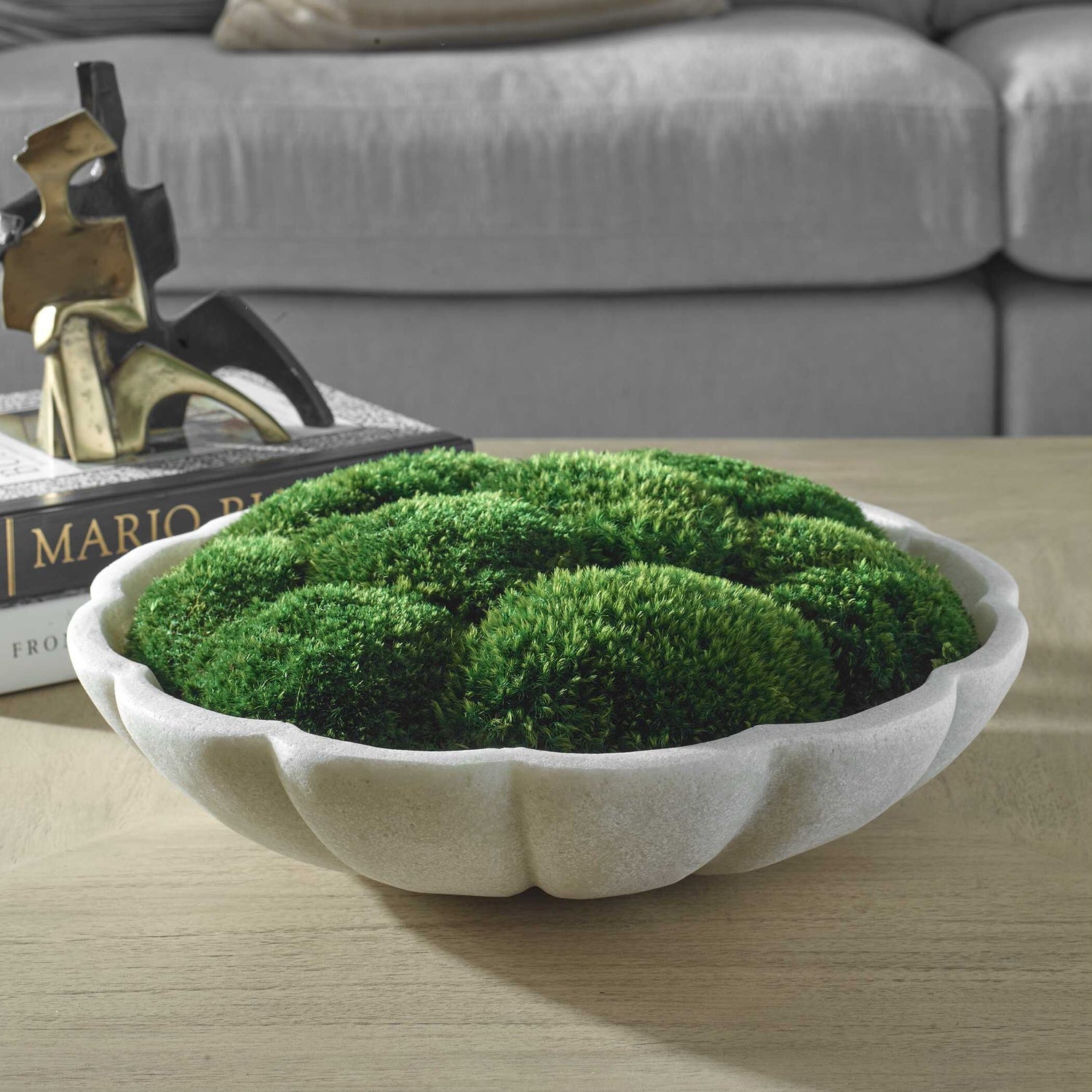 UTTERMOST AWAKEN MOSS CENTERPIECE - Decorative Accents