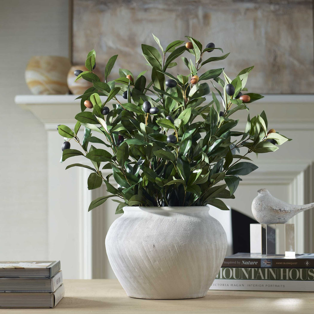 UTTERMOST ELENA OLIVE CENTERPIECE - Decorative Accents