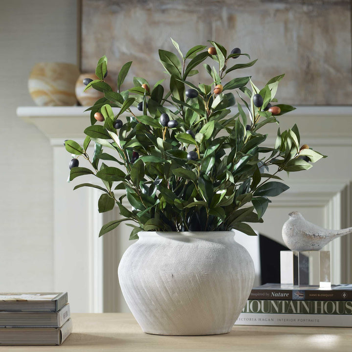UTTERMOST ELENA OLIVE CENTERPIECE - Decorative Accents