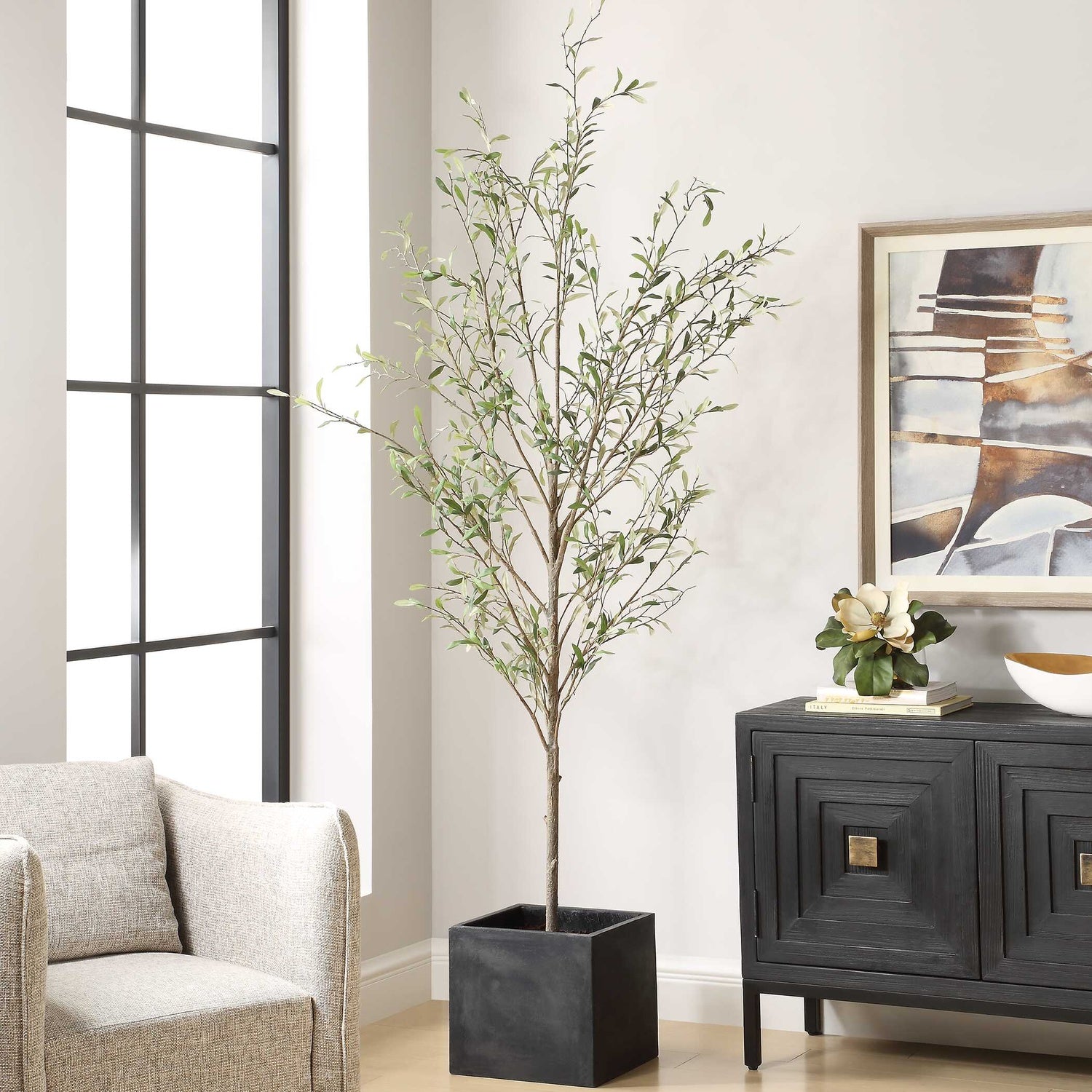 UTTERMOST ABUNDANCE POTTED OLIVE TREE - Decorative Accents