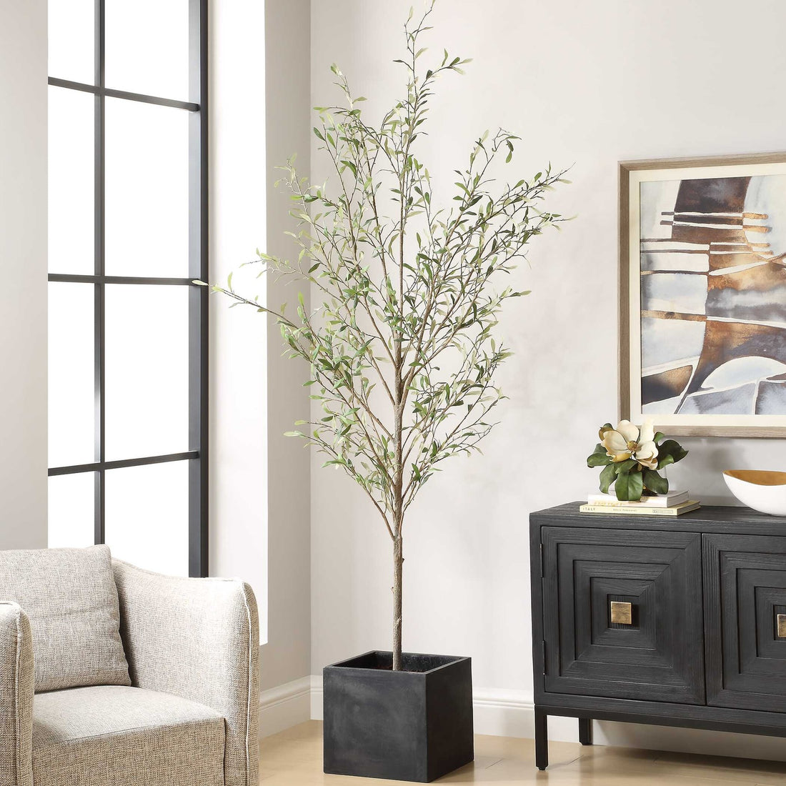 UTTERMOST Abundance Potted Olive Tree - Decorative Accents