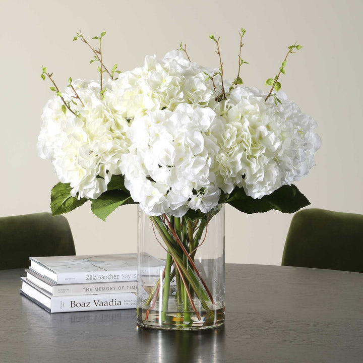 UTTERMOST ANASTASIA HYDRANGEA CENTERPIECE - Decorative Accents
