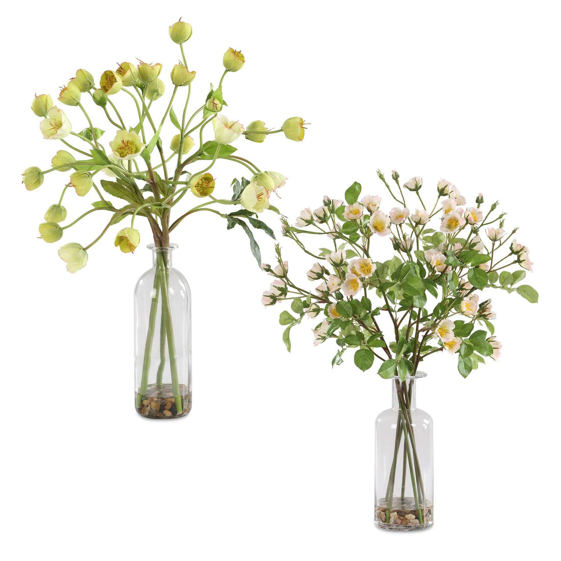 UTTERMOST TRANQUILITY LENTEN ROSE BOUQUETS - Decorative Accents