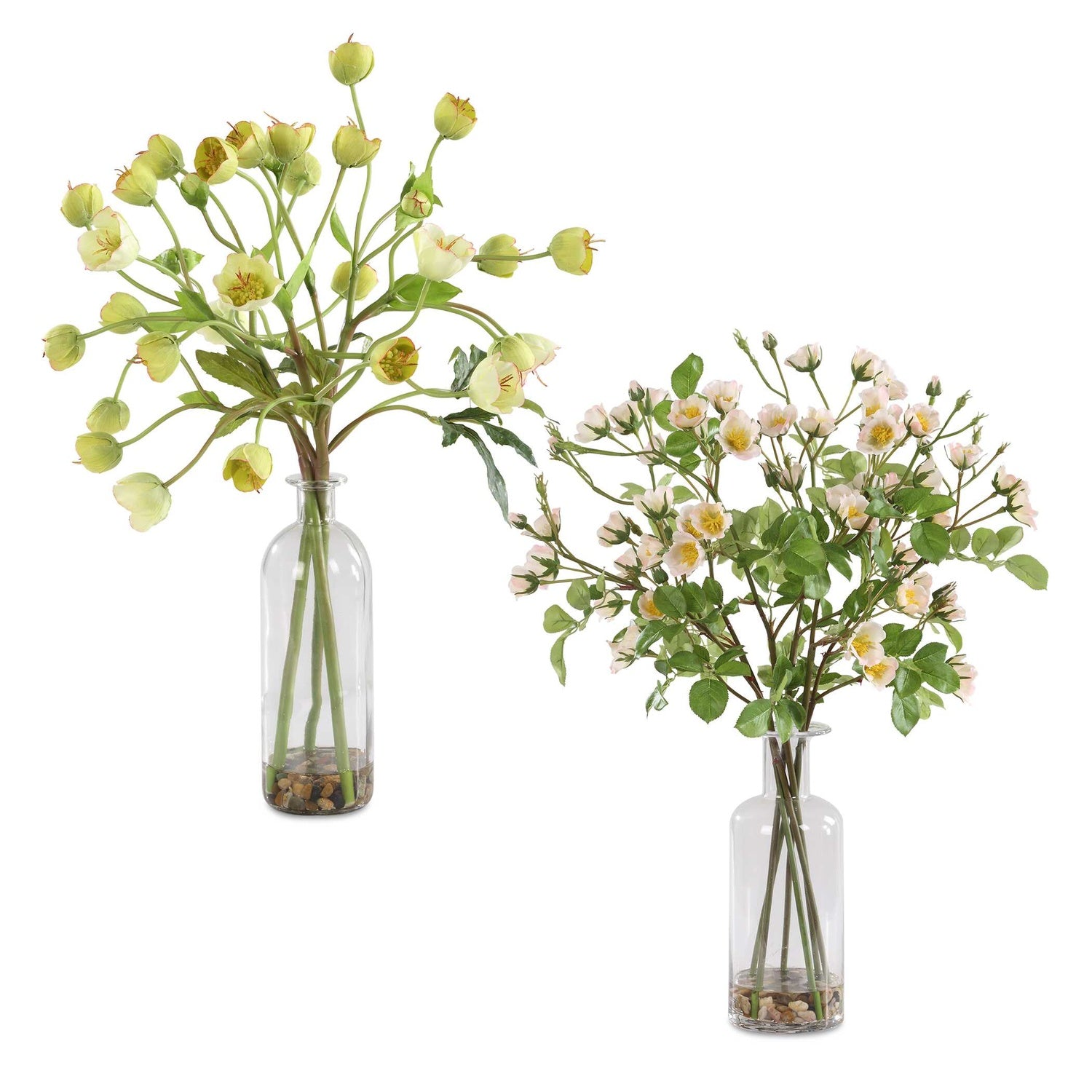 UTTERMOST TRANQUILITY LENTEN ROSE BOUQUETS - Decorative Accents