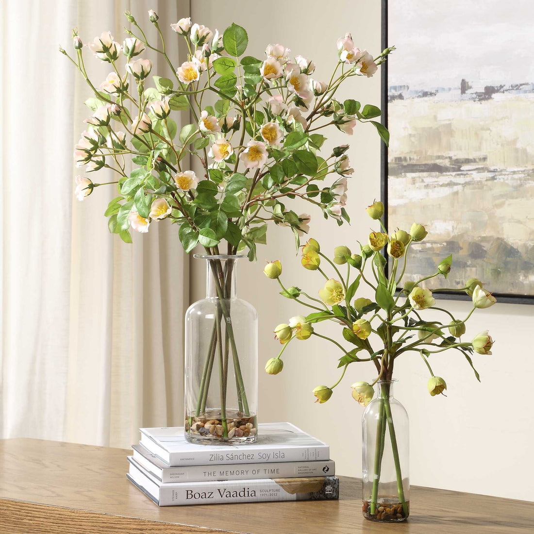 UTTERMOST Tranquility Lenten Rose Bouquets Set Of 2 - Decorative Accents