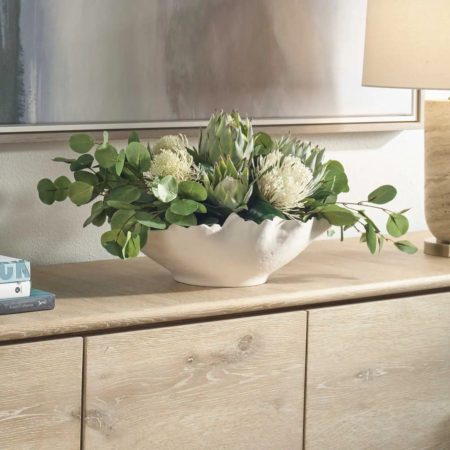 UTTERMOST Protea Blooms Bowl Centerpiece - Decorative Accents